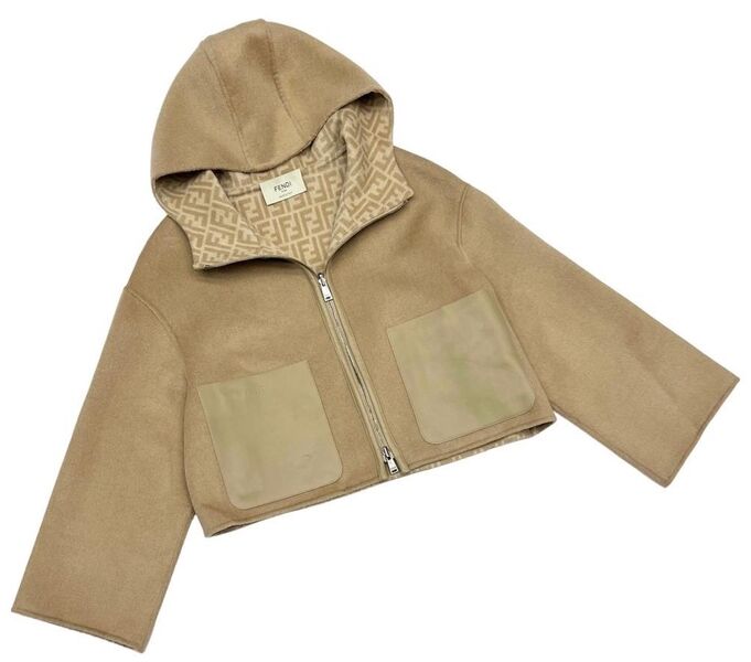 Куртка Fendi женский бежевый 124929