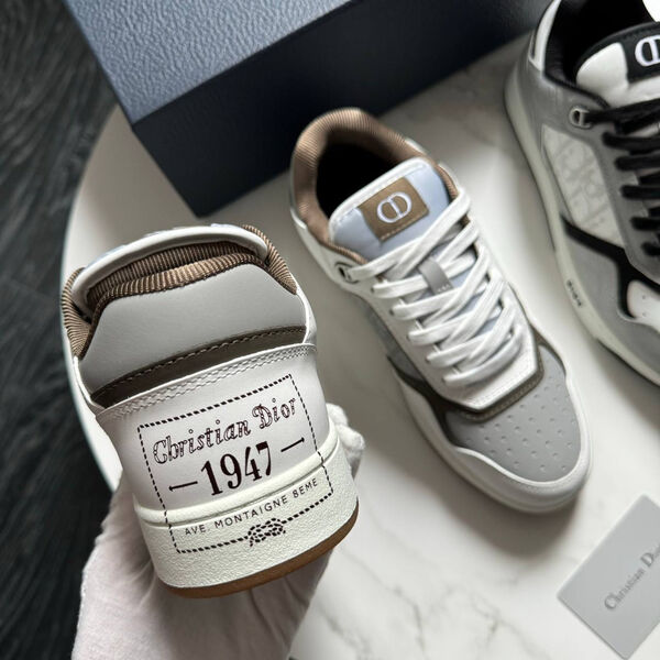 Мужские кроссовки Christian Dior мужской кожа белый 146783-2