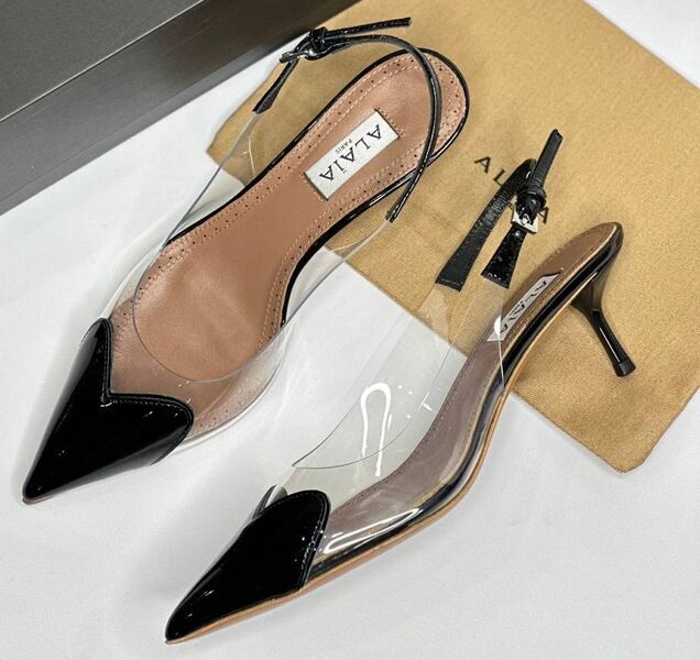 Туфли Alaïa женский кожа черный 139983