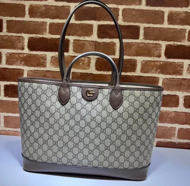 Сумка Gucci женский канва графитовый 124246