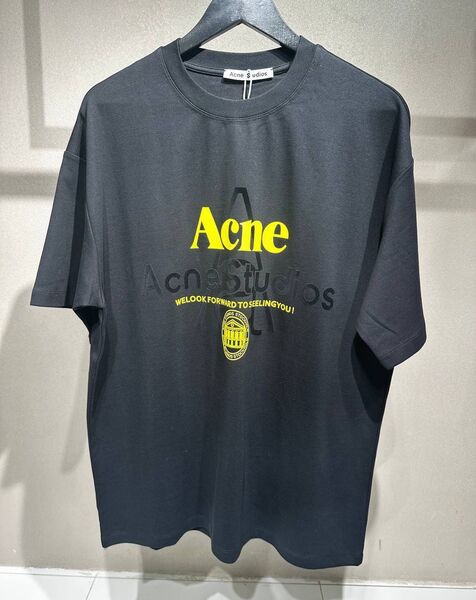 Мужская футболка Acne Studios мужской светло-серый 196322