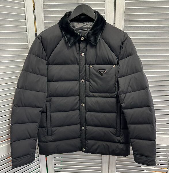 Мужской пуховик Prada мужской черный 166119