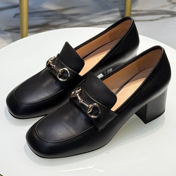 Туфли Gucci женский кожа черный 199760