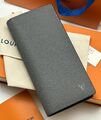 Мужской портмоне Louis Vuitton мужской кожа графитовый 107701-1