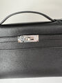 Сумка Hermèskelly 20 Pochette женский кожа черный 138053-4