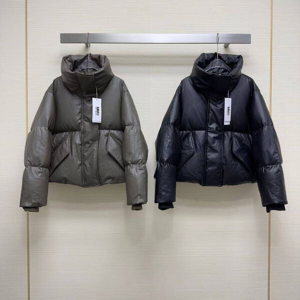 Пуховик Maison Margiela женский болотный 127386-3