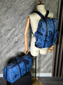 Дорожная сумка Louis Vuitton мужской кожа синий 121333-13