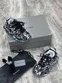 Кроссовки Balenciaga женский кожа графитовый 116478-5