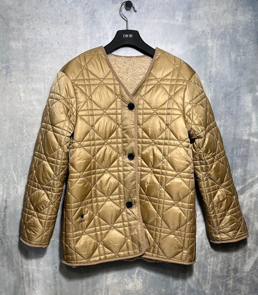 Куртка двухсторонняя Christian Dior женский бежевый 125449-4