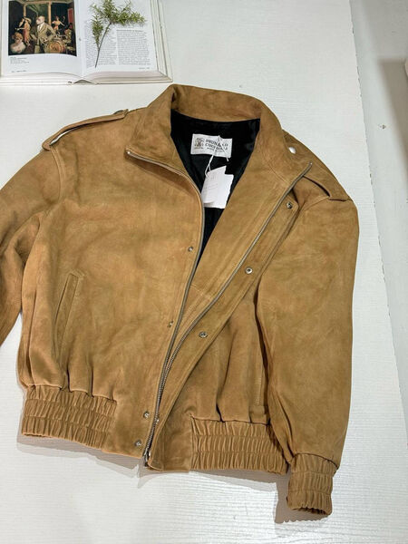 Куртка Brunello Cucinelli женский замша бежевый 160260-8