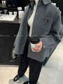 Рубашка Prada женский графитовый 131583-4