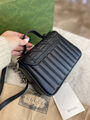 Сумка Gucci Marmont женский кожа черный 97053-2