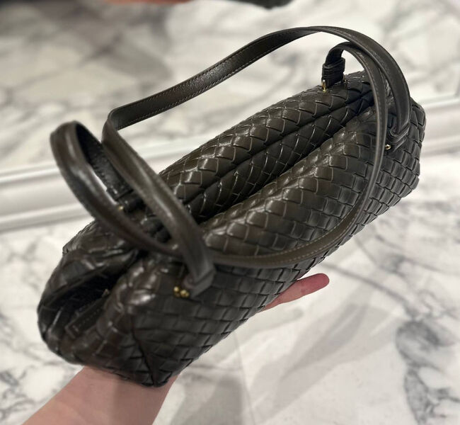 Сумка Bottega Veneta женский кожа болотный 174513-6