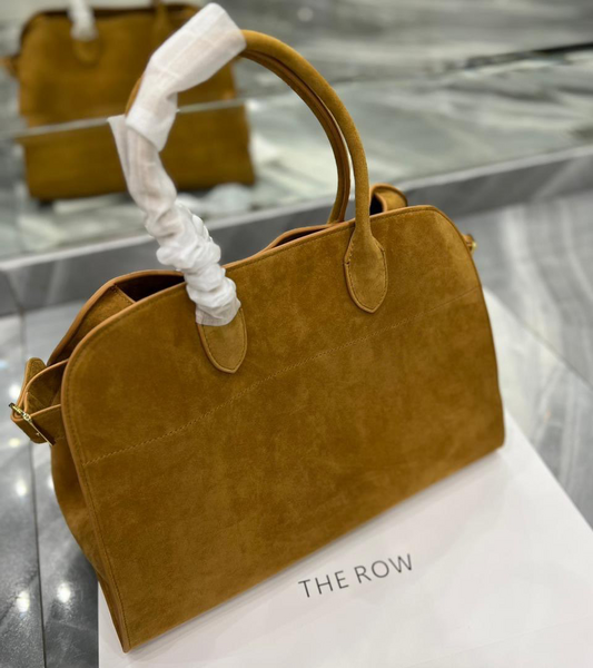 Сумка The Row Margaux 15 женский замша горчичный 93161