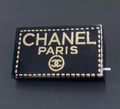 Брошь Chanel черный 10476