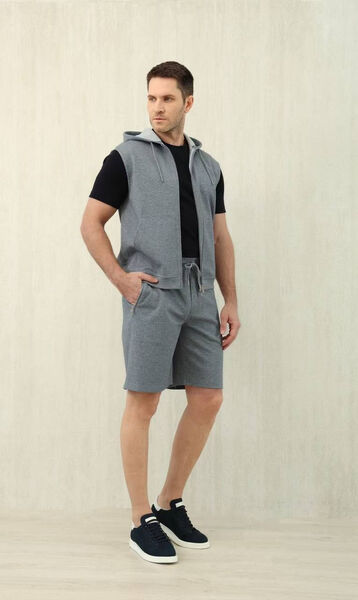 Мужские шорты Brunello Cucinelli мужской графитовый 173492-2