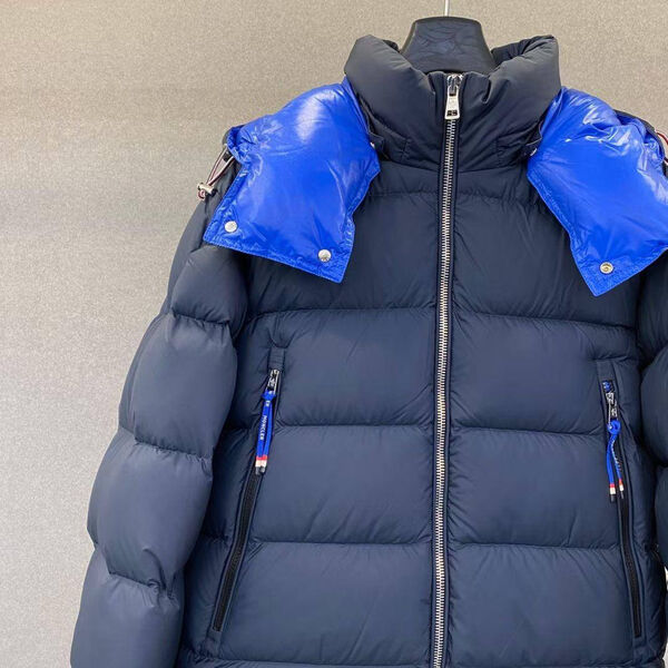 Мужской пуховик Moncler мужской синий 200581-4