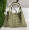 Сумка Bottega Veneta женский кожа,канва светло-зеленый 187542