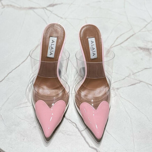 Туфли Alaïa женский кожа розовый 150381-5