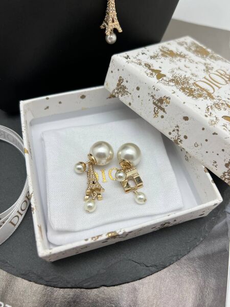 Серьги Christian Dior бронзовый 175173-3