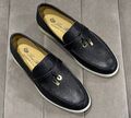 Лоферы Loro Piana женский кожа черный 109293-1