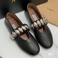 Балетки Alaïa женский кожа черный 137608