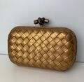 Клатч Bottega Veneta Knot женский кожа epi золотой 26050
