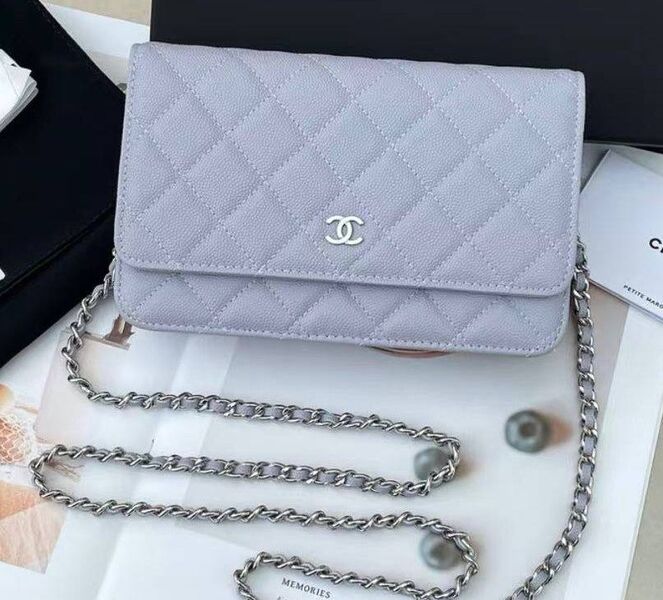 Сумка Chanel Mini женский кожа фиолетовый 174284