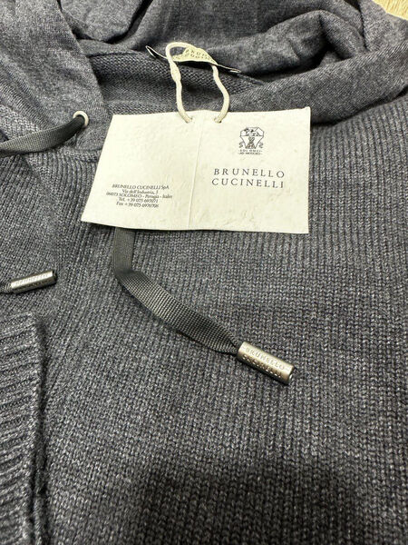 Мужской кардиган Brunello Cucinelli мужской графитовый 122295-6