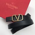 Женский ремень Valentino женский кожа черный 21875-2