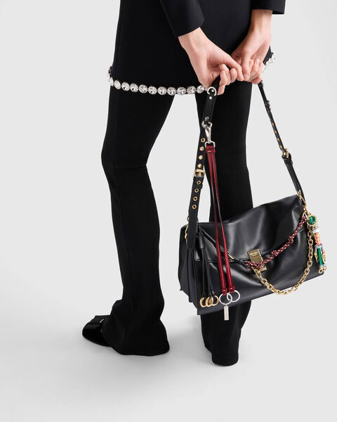 Сумка Prada женский кожа черный 174049-2