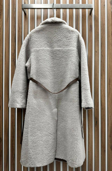 Дубленка двухсторонняя Loro Piana женский кожа белый 133627-6