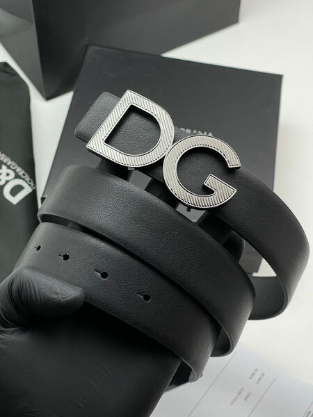 Мужской ремень Dolce & Gabbana мужской кожа черный 121566-2