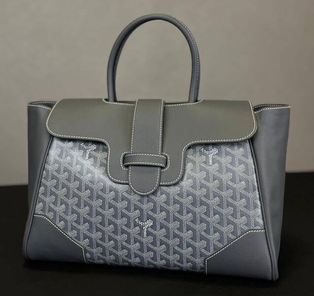 Сумка Goyard женский кожа графитовый 136213