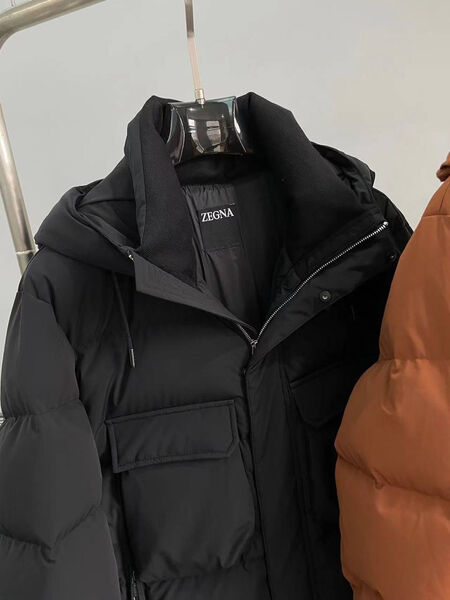 Мужской пуховик Zegna мужской черный 169615-2