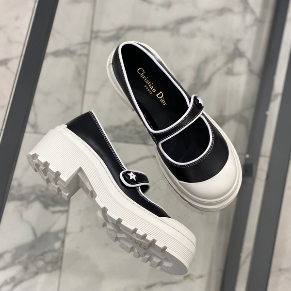 Дерби Christian Dior женский кожа белый 16303-2