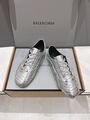 Женские кеды Balenciaga женский кожа серебристый k7666821-1-7