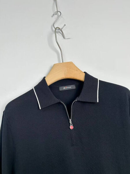 Мужское поло Kiton мужской черный 182561-4