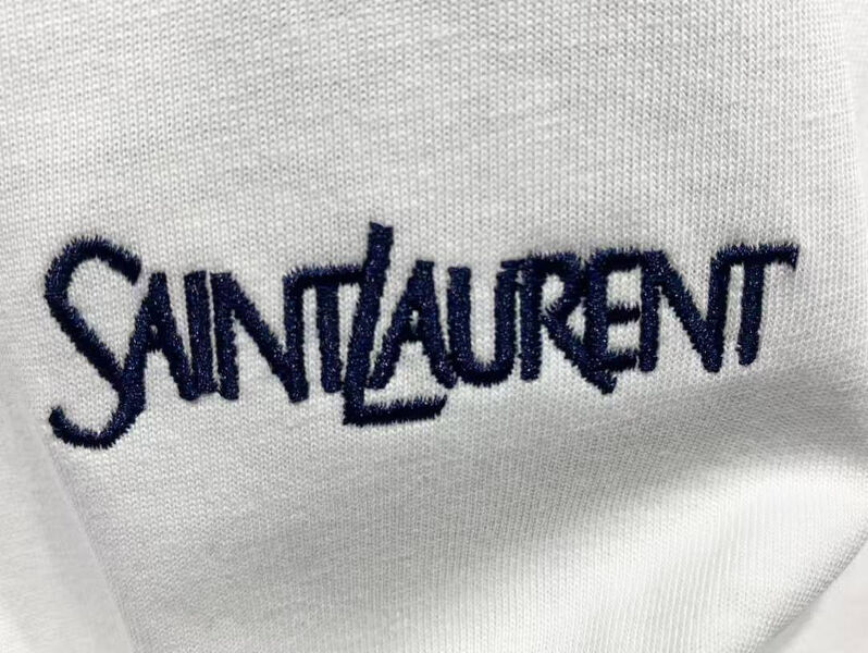 Мужская футболка Saint Laurent мужской белый 174531-5