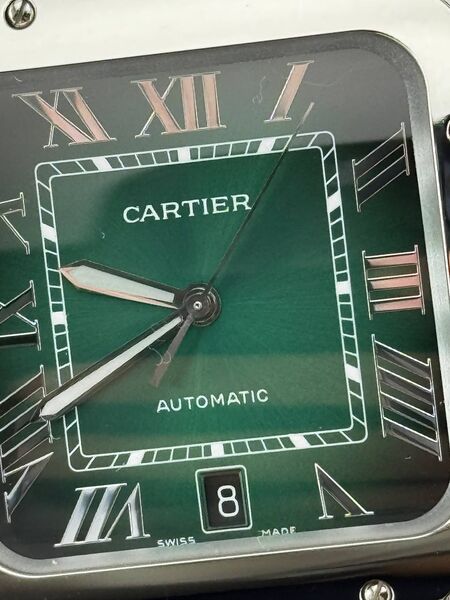 Мужские часы Cartier Suntos-Dumont мужской зеленый o5779396-1-6