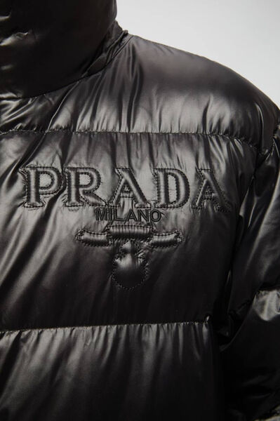 Мужской пуховик Prada мужской черный 130521-2