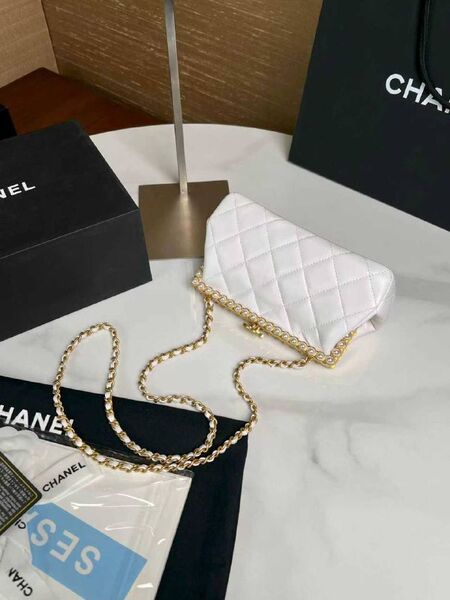 Сумка Chanel женский кожа белый p0324497-1-6