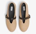 Балетки Alaïa женский текстиль бежевый 155849-1