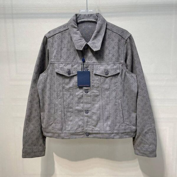 Мужская джинсовка Louis Vuitton мужской графитовый f5400311-1