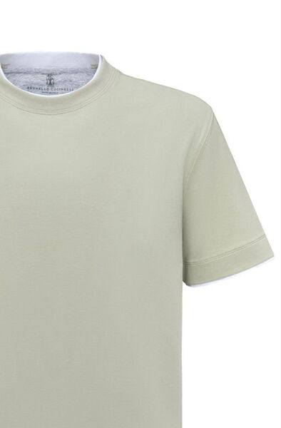 Мужская футболка Brunello Cucinelli мужской графитовый 154981-3