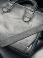 Мужской портфель Montblanc мужской кожа черный 52097-2