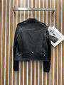 Куртка Saint Laurent женский кожа черный 39282-3