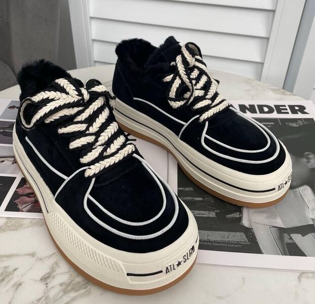 Угги Ugg женский замша черный 129482