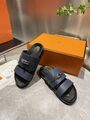 Женские шлепанцы Hermes женский кожа синий r2371130-1-4