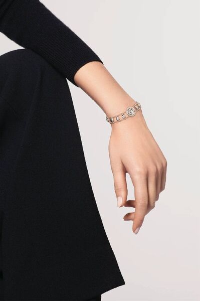 Чокер и браслет Chanel Camelia женский белое золото g1339281-1-7